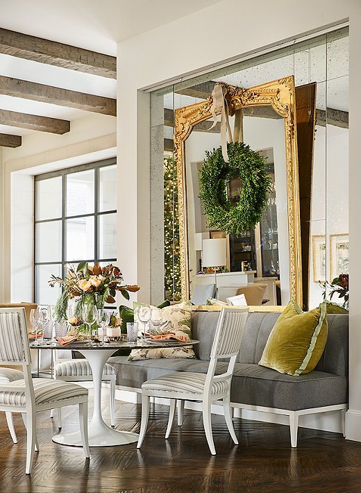 Holiday Decorating Do's, interior detail by Gina Lauren Interiors