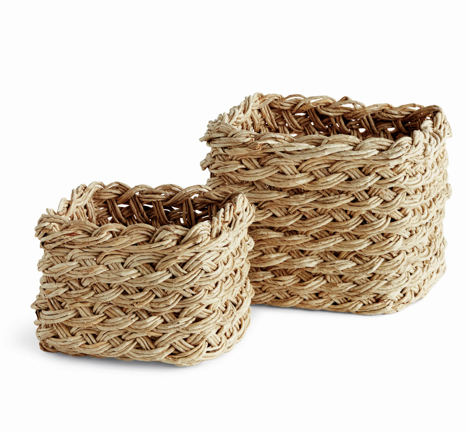 Abaca Storage Baskets, curated home decor from Gina Lauren Interiors Curations Studio