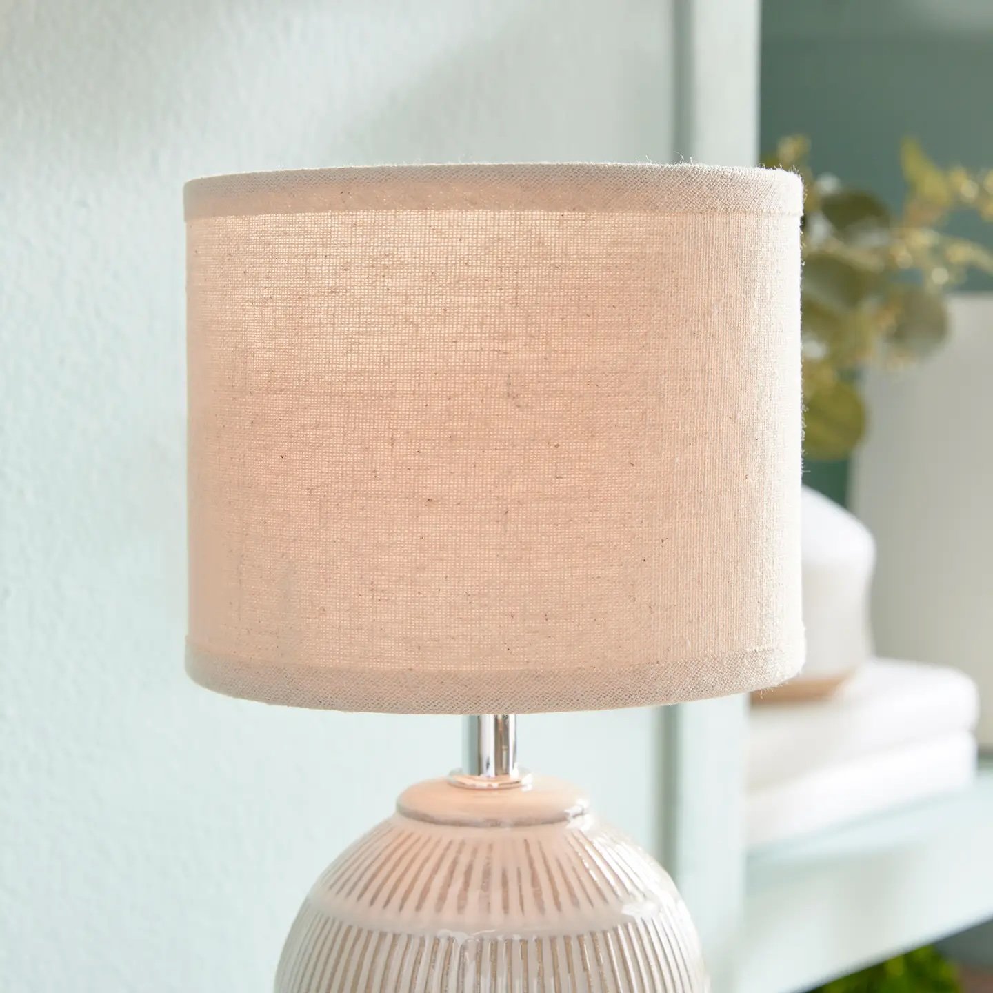 Anotni Mini Lamp Cream view 4, Gina Lauren Interiors Curations Studio