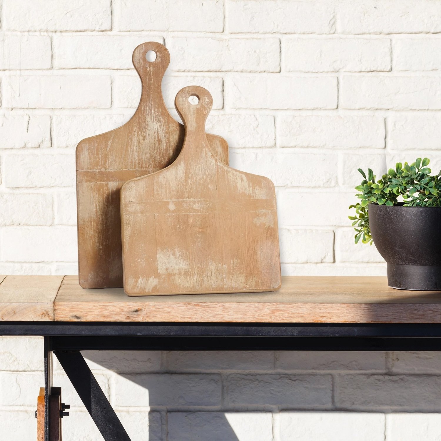 Antique Cutting Boards (set of 2) view 2, Gina Lauren Interiors Curations Studio