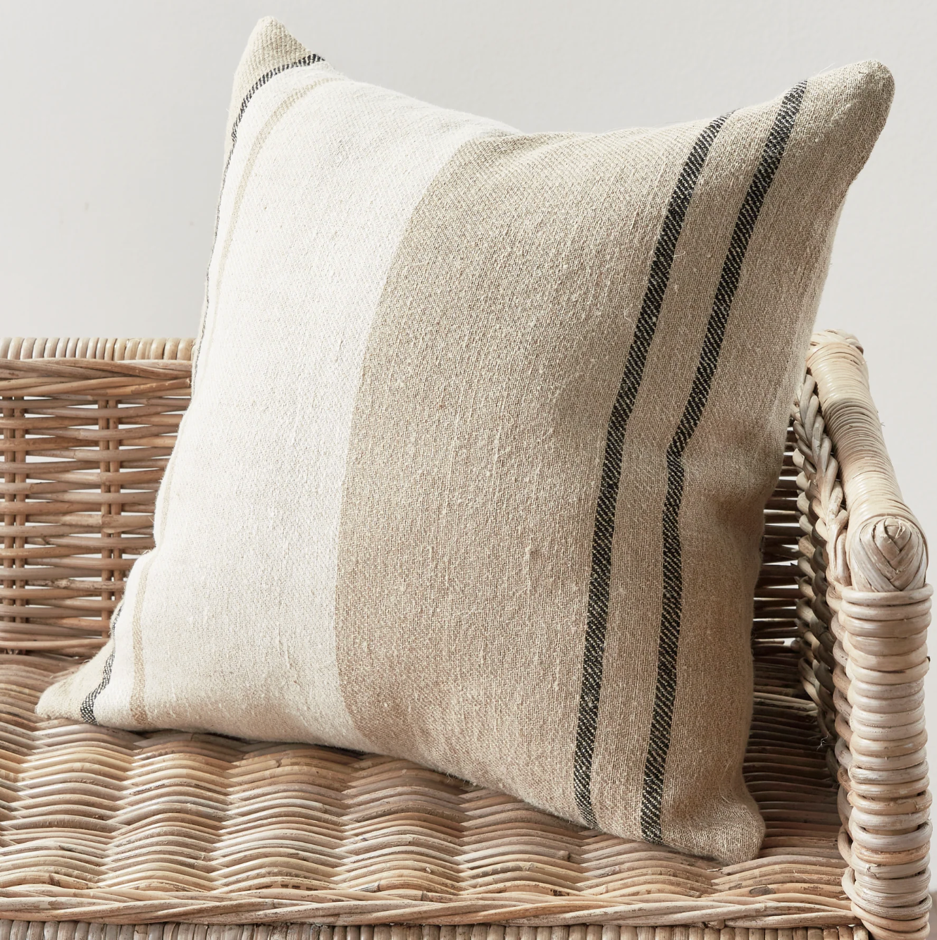 Flax Pillow view 3, Gina Lauren Interiors Curations Studio
