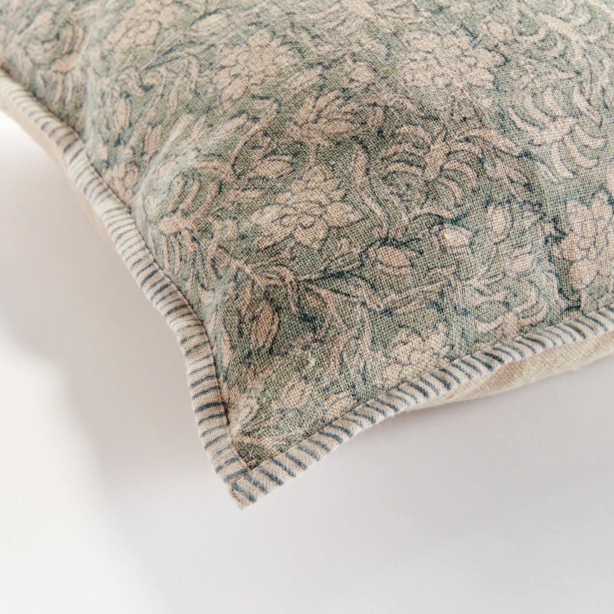Henriella European Linen Pillow 20" view 2, Gina Lauren Interiors Curations Studio