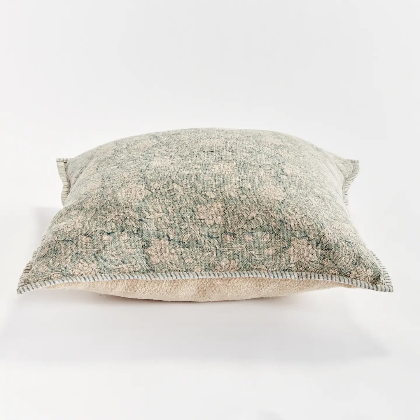 Henriella European Linen Pillow 20" view 3, Gina Lauren Interiors Curations Studio