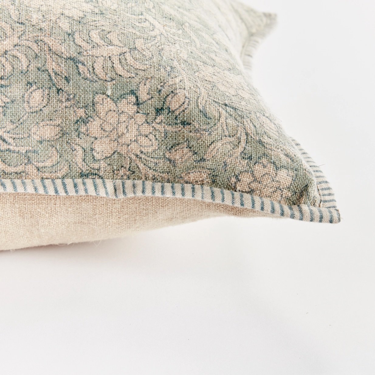 Henriella European Linen Pillow 20" view 4, Gina Lauren Interiors Curations Studio