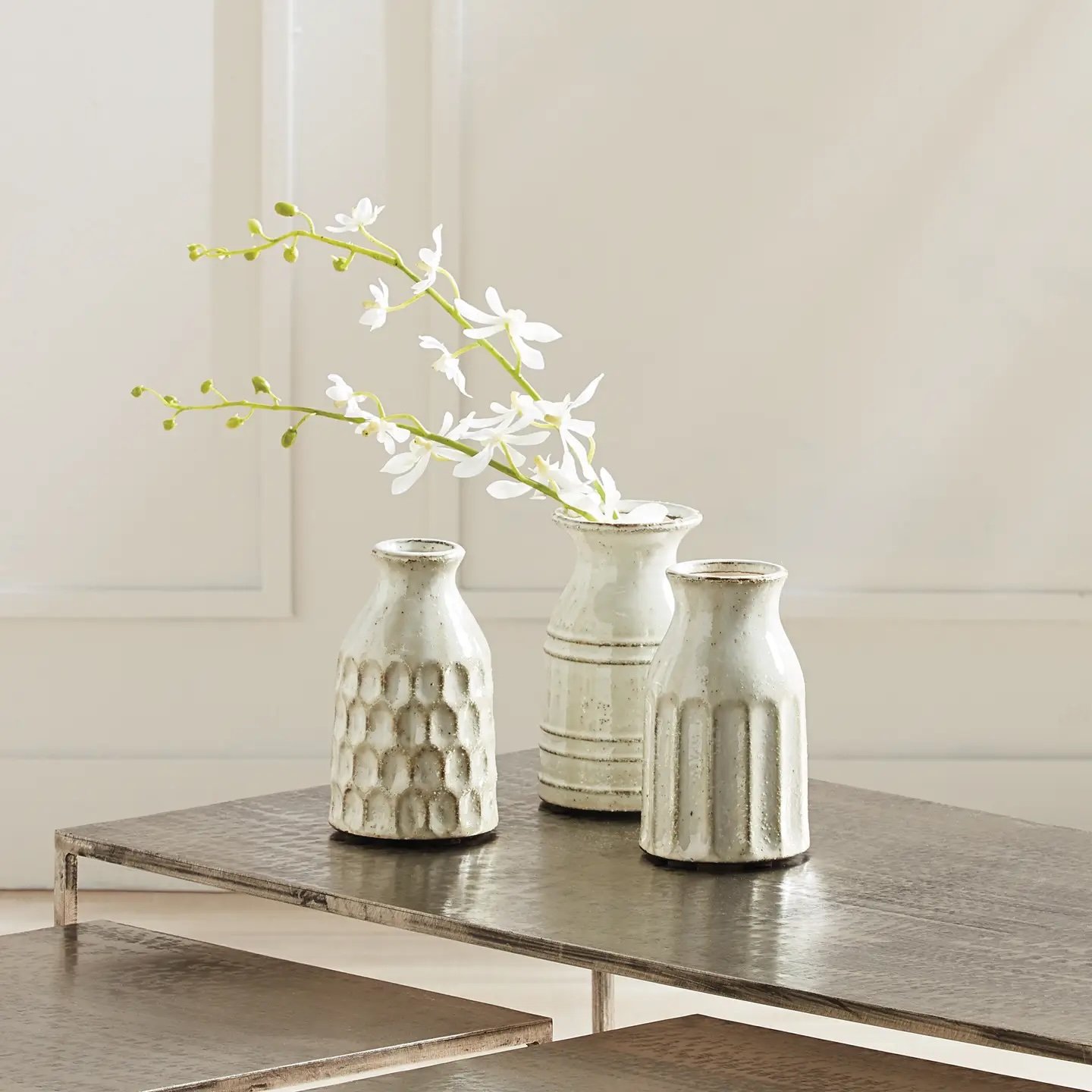 Jalena Vases (set of 3) view 2, Gina Lauren Interiors Curations Studio