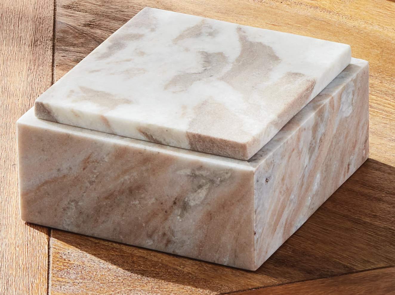 Marble Lidded Box view 2, Gina Lauren Interiors Curations Studio