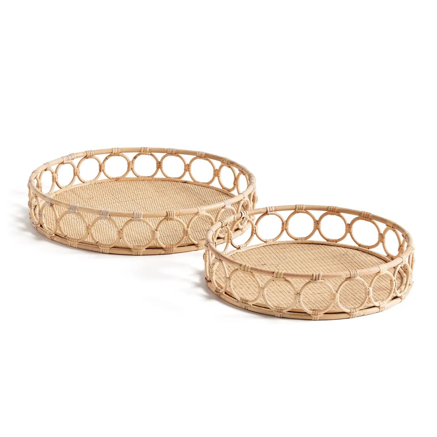 Ninette Round Trays, curated home decor from Gina Lauren Interiors Curations Studio