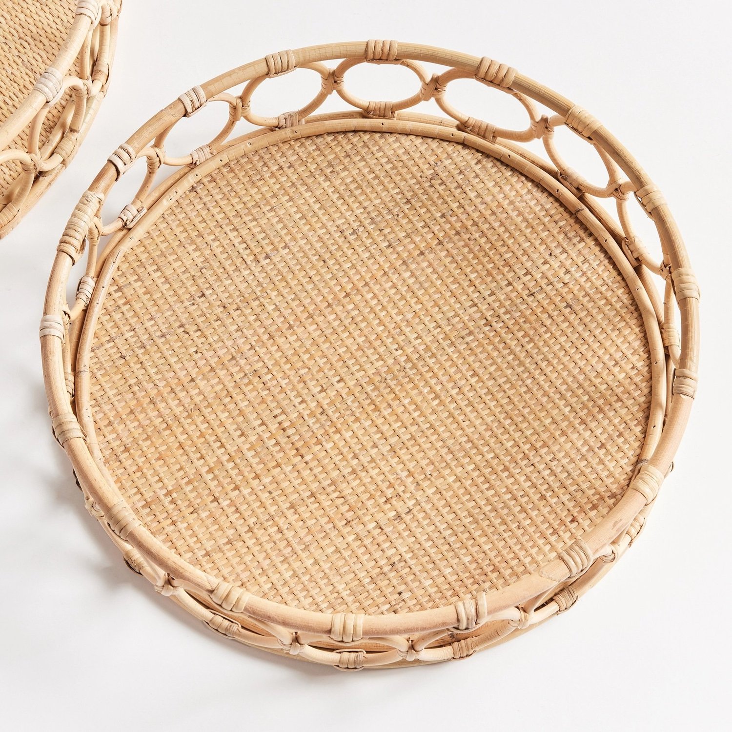 Ninette Round Trays view 3, Gina Lauren Interiors Curations Studio