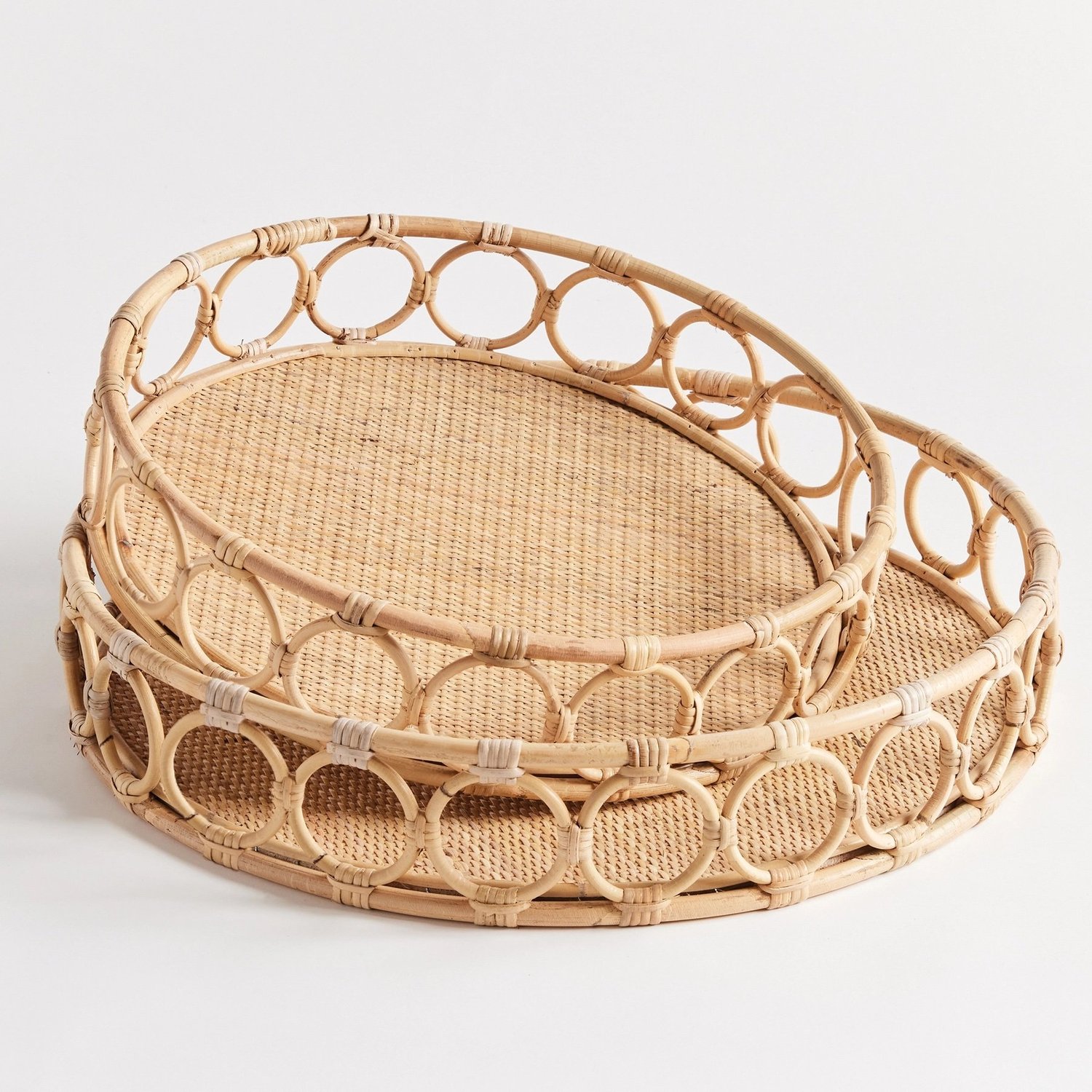 Ninette Round Trays view 4, Gina Lauren Interiors Curations Studio