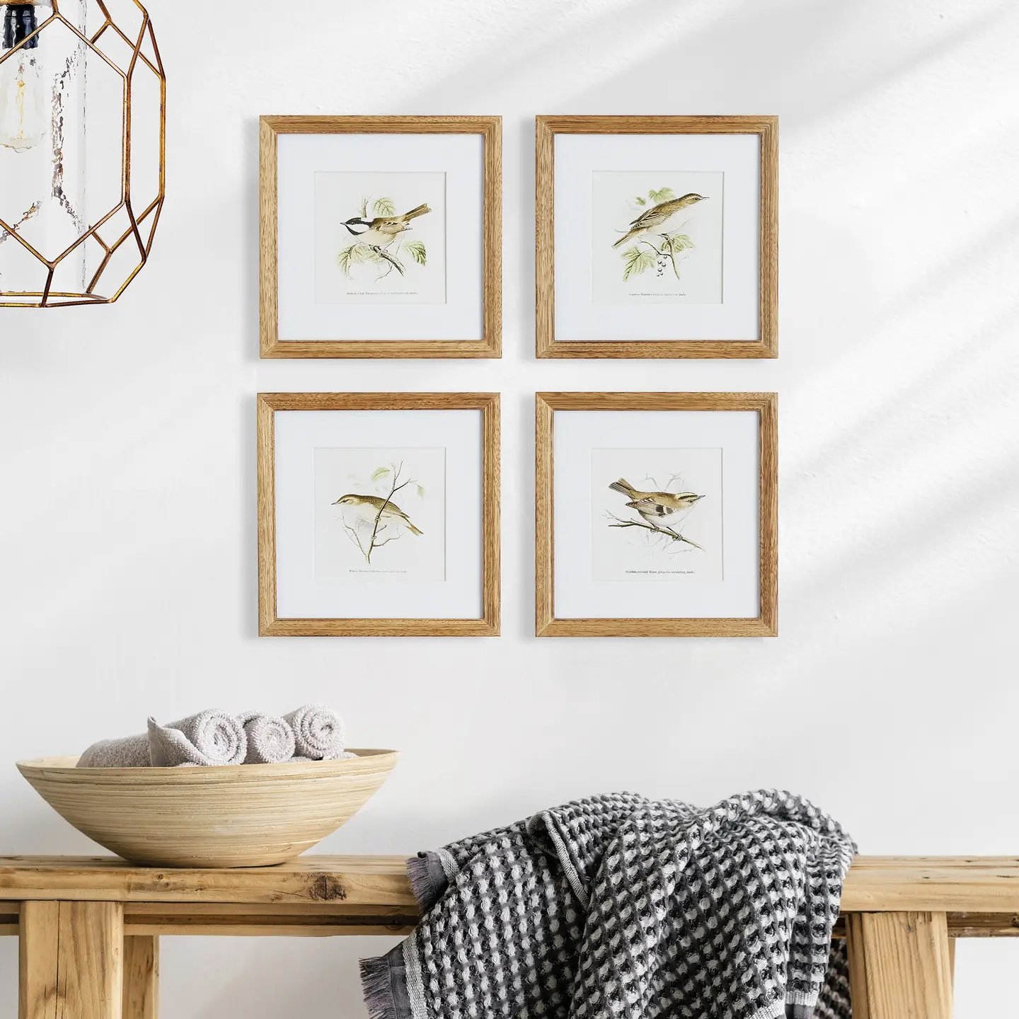 Perching Bird Study (set of 4) view 2, Gina Lauren Interiors Curations Studio