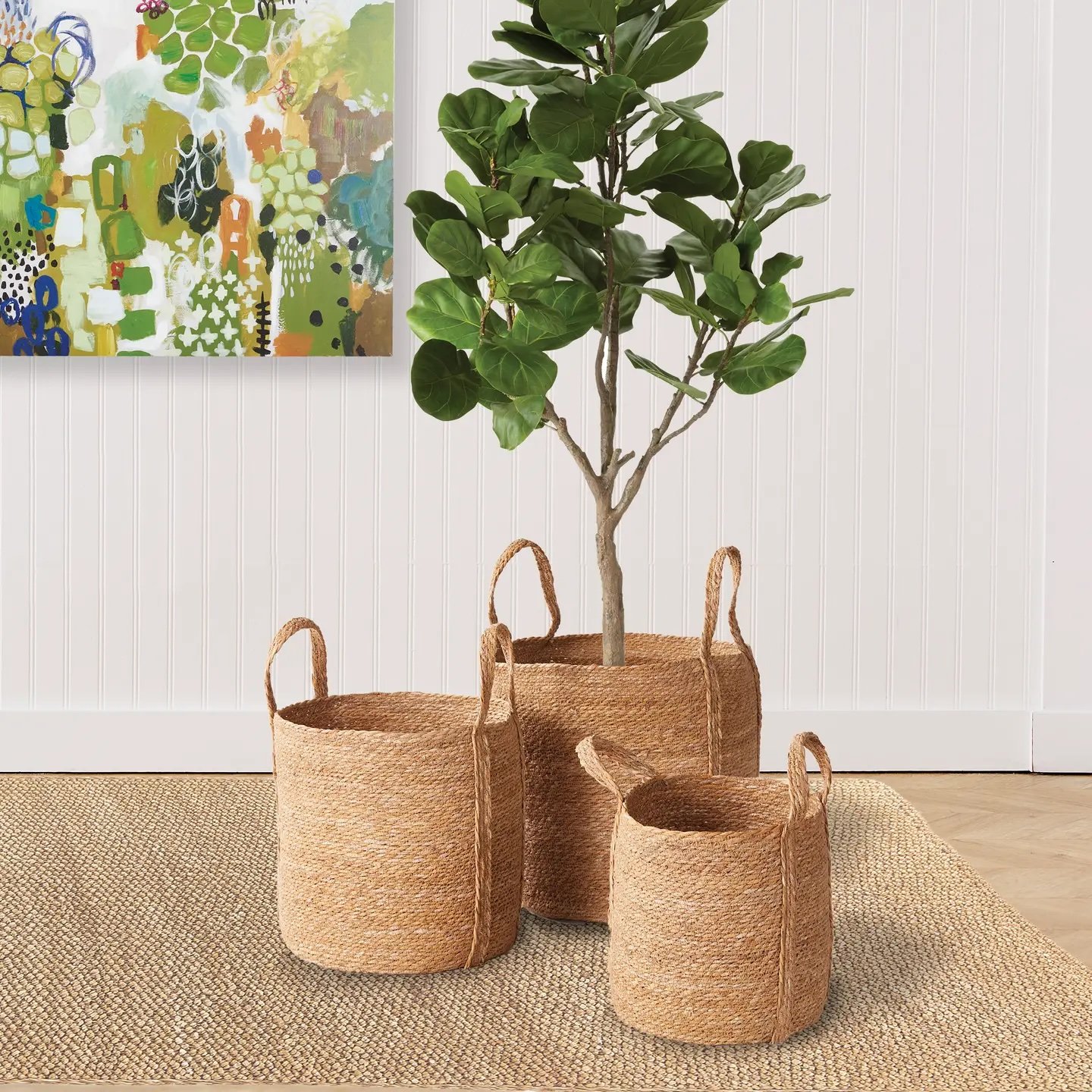 Seagrass Baskets view 2, Gina Lauren Interiors Curations Studio
