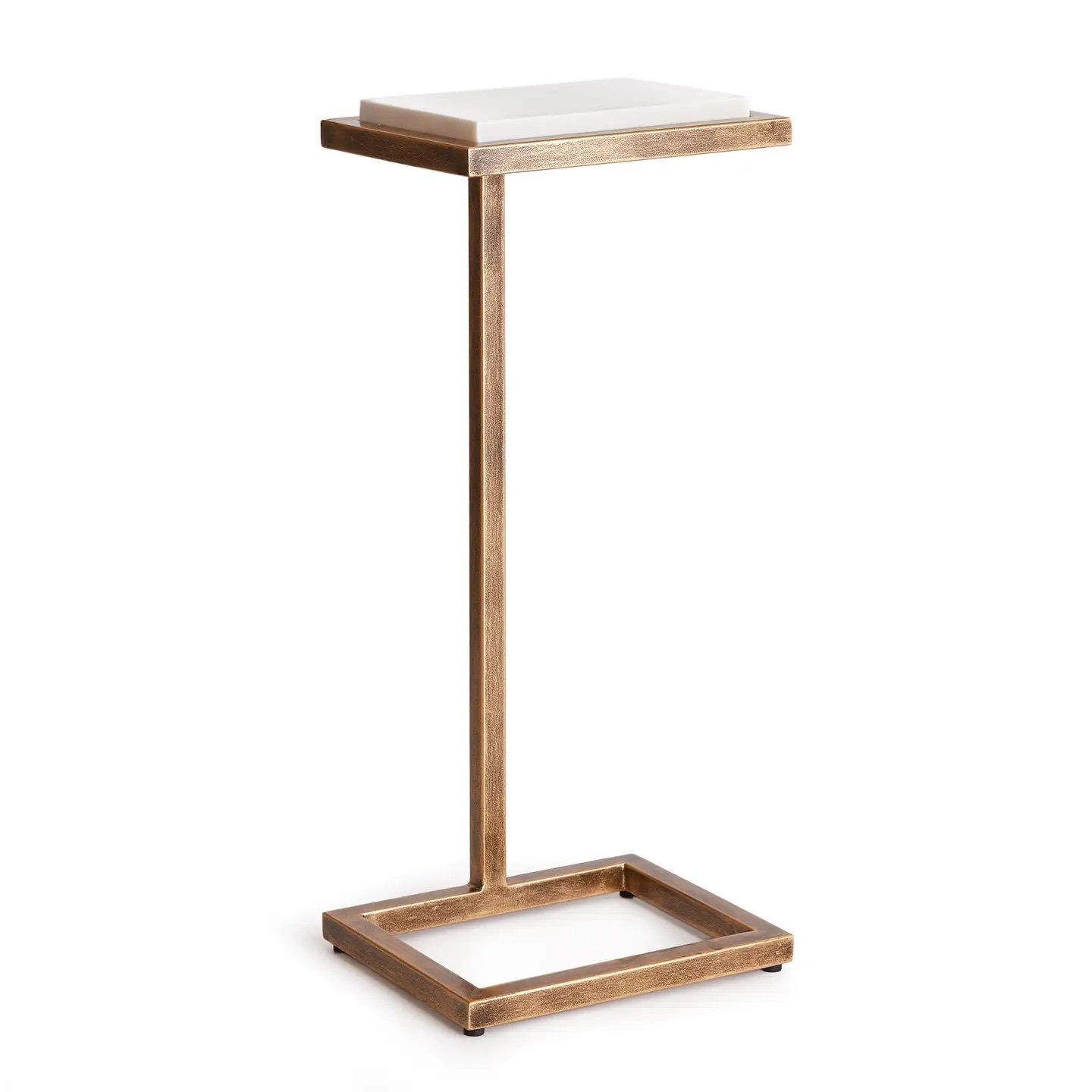 Winston Accent Table White, curated home decor from Gina Lauren Interiors Curations Studio