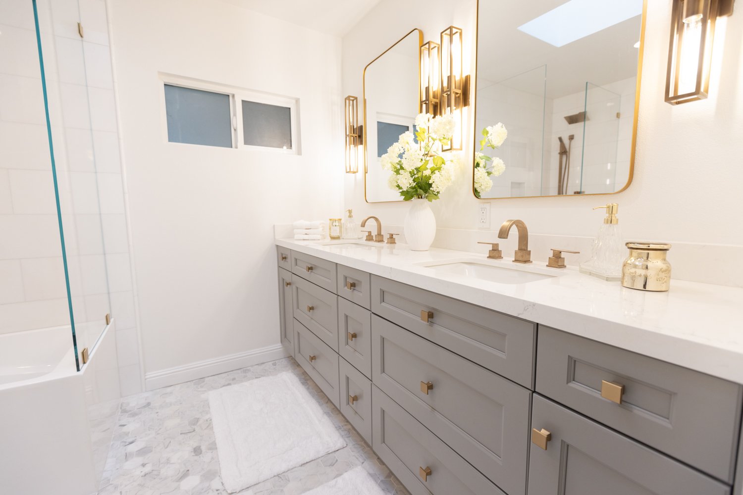 Summer Eve Bath, Kitchen & Bath by Gina Lauren Interiors in Orange County, CA