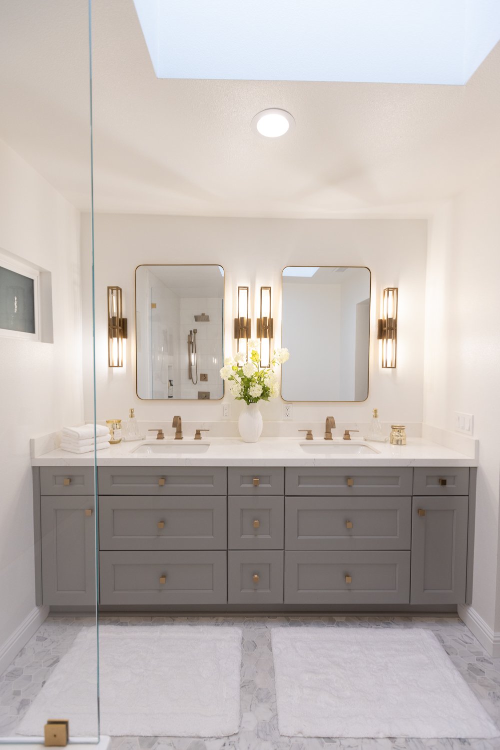 Summer Eve Bath Kitchen & Bath detail 5 by Gina Lauren Interiors, Orange County, CA