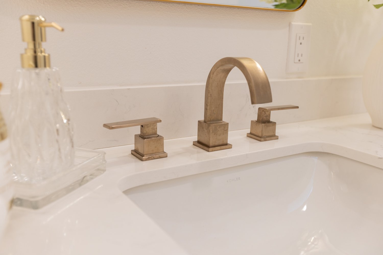 Summer Eve Bath Kitchen & Bath detail 7 by Gina Lauren Interiors, Orange County, CA