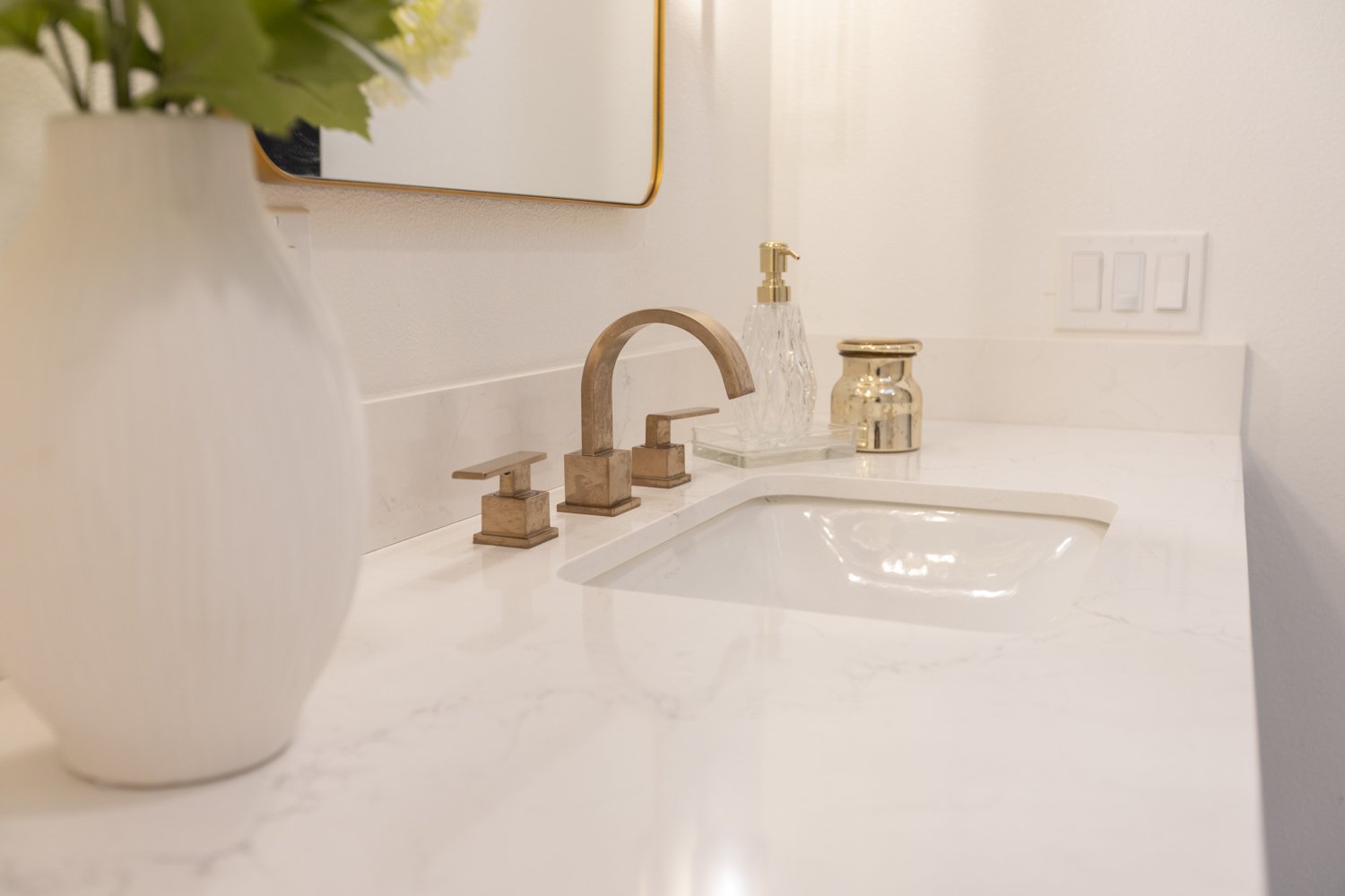 Summer Eve Bath Kitchen & Bath detail 9 by Gina Lauren Interiors, Orange County, CA